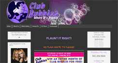 Desktop Screenshot of bbwclubbubbles.com