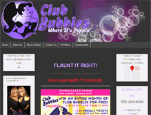 Tablet Screenshot of bbwclubbubbles.com